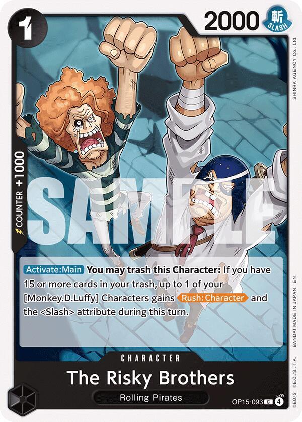 The Risky Brothers - OP15-093 - Adventure on Kami's Island (OP15) - Normal - One Piece TCG Card