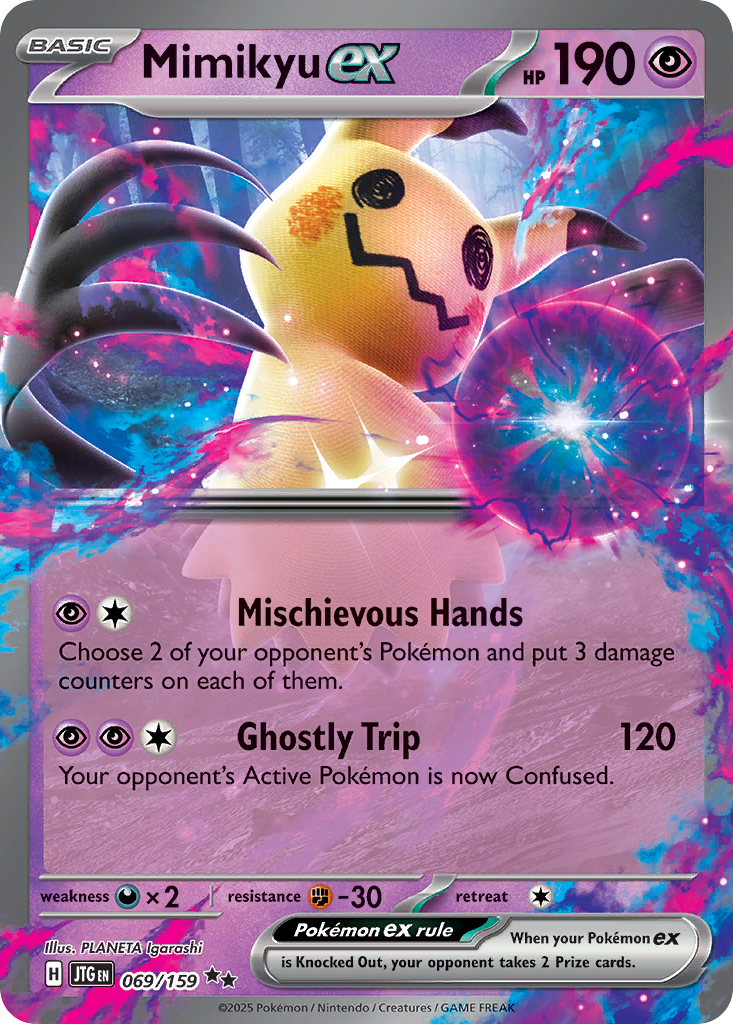 Mimikyu ex - 69/159 - Scarlet & Violet Journey Together (JTG)