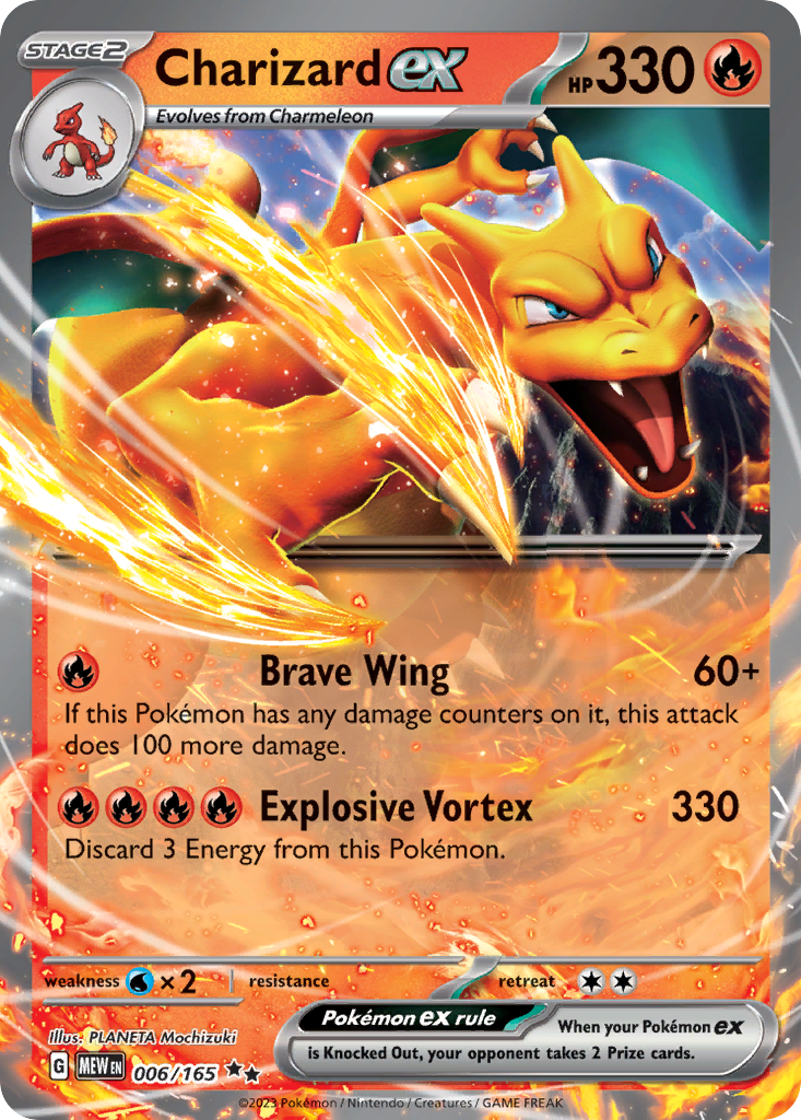 Charizard ex - 6/165 - Scarlet & Violet 151