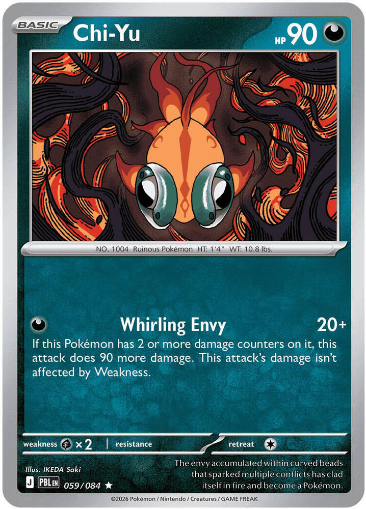 Chi-Yu - 059/084 - ME05: Pitch Black (PBL) - Holofoil - Pokemon TCG Card