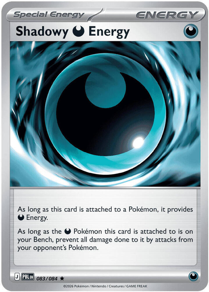 Shadowy Darkness Energy - 083/084 - ME05: Pitch Black (PBL) - Holofoil - Pokemon TCG Card