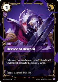 Decree of Discord - 107/166 - Vendetta (VEN) - Foil