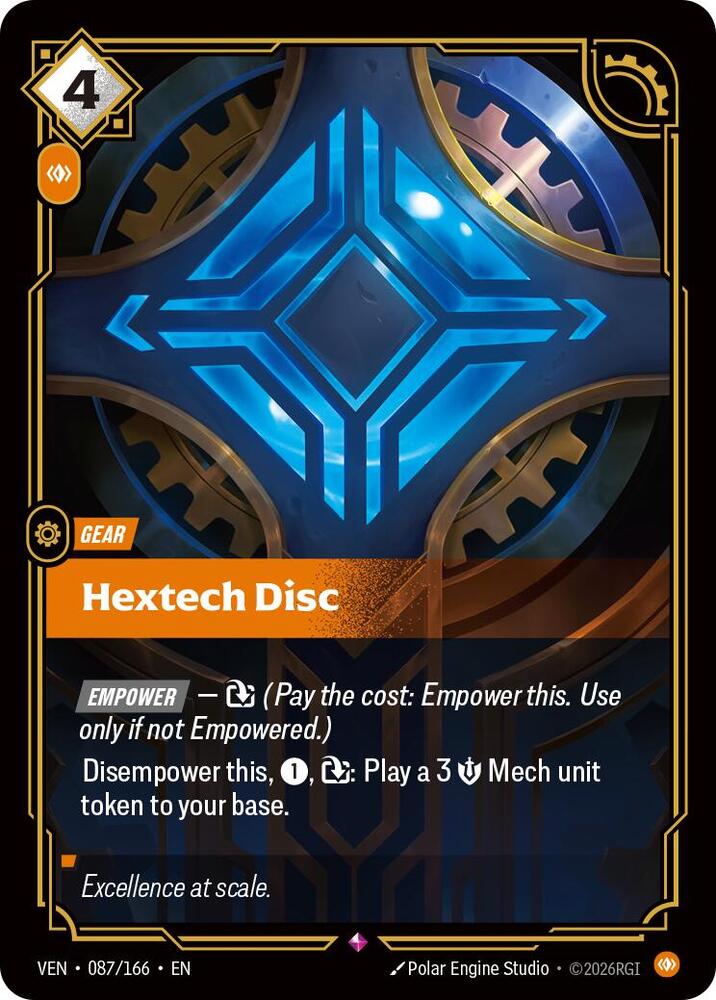 Hextech Disc - 087/166 - Vendetta (VEN) - Foil