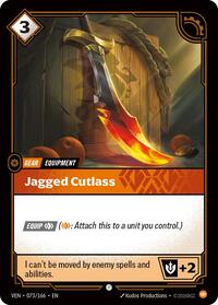 Jagged Cutlass - 073/166 - Vendetta (VEN) - Normal