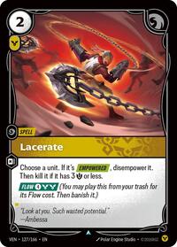 Lacerate - 127/166 - Vendetta (VEN) - Normal