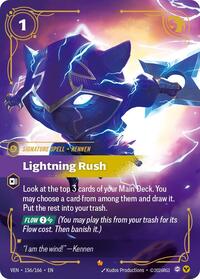 Lightning Rush - 156/166 - Vendetta (VEN) - Foil