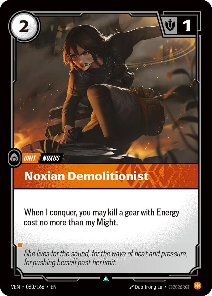Noxian Demolitionist - 080/166 - Vendetta (VEN) - Foil