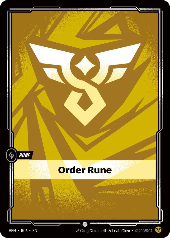 Order Rune - R06 - Vendetta (VEN) - Normal