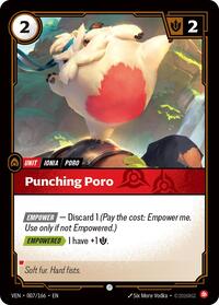 Punching Poro - 007/166 - Vendetta (VEN) - Normal