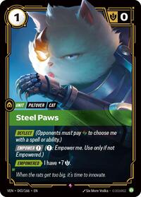 Steel Paws - 043/166 - Vendetta (VEN) - Foil