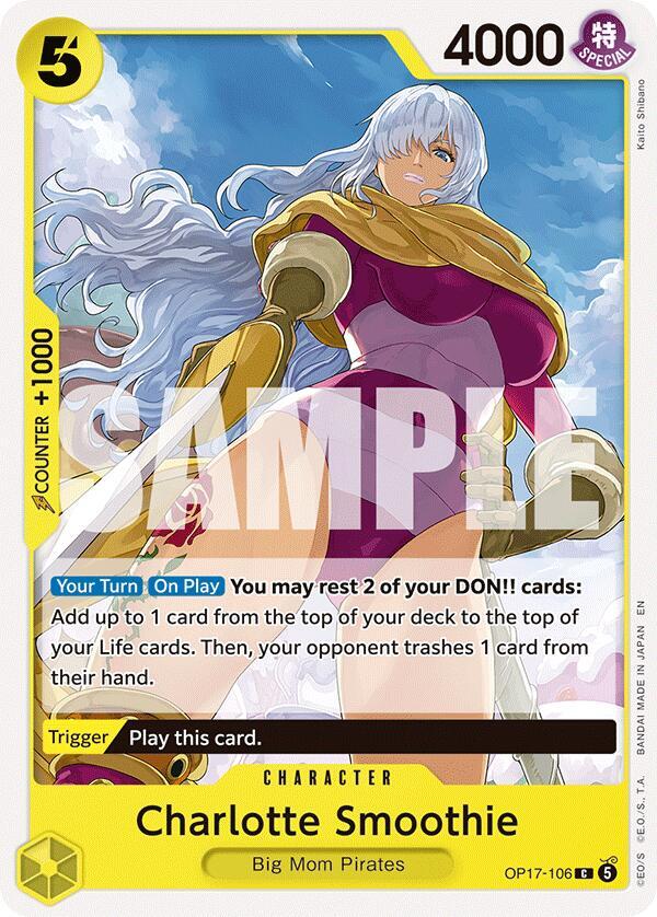 Charlotte Smoothie - OP17-106 - The World's Strongest Warriors (OP17) - Normal - One Piece TCG Card