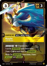 Kayle - Justified - 134/166 - Vendetta (VEN) - Foil