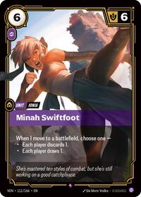 Minah Swiftfoot - 111/166 - Vendetta (VEN) - Foil