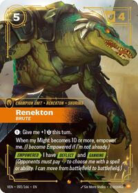 Renekton - Brute - 092/166 - Vendetta (VEN) - Foil
