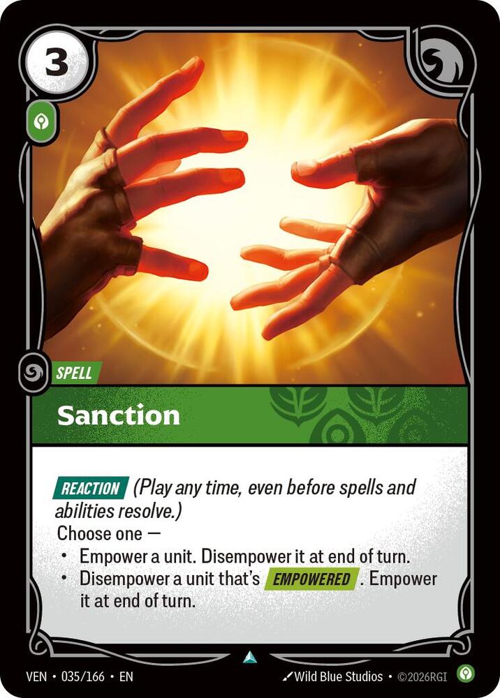 Sanction - 035/166 - Vendetta (VEN) - Foil