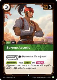 Serene Ascetic - 030/166 - Vendetta (VEN) - Normal