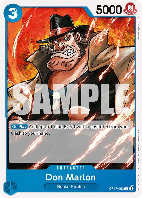 Don Marlon - OP17-052 - The World's Strongest Warriors (OP17) - Normal - One Piece TCG Card