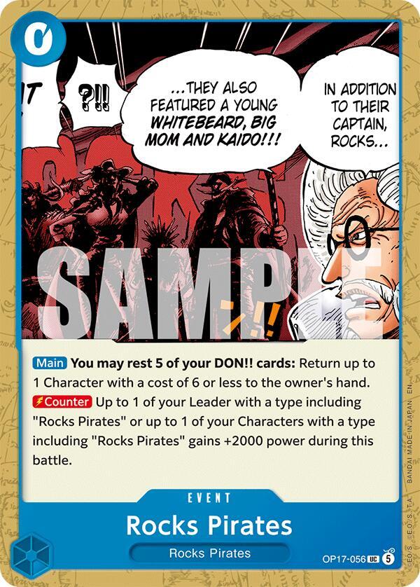 Rocks Pirates - OP17-056 - The World's Strongest Warriors (OP17) - Normal - One Piece TCG Card