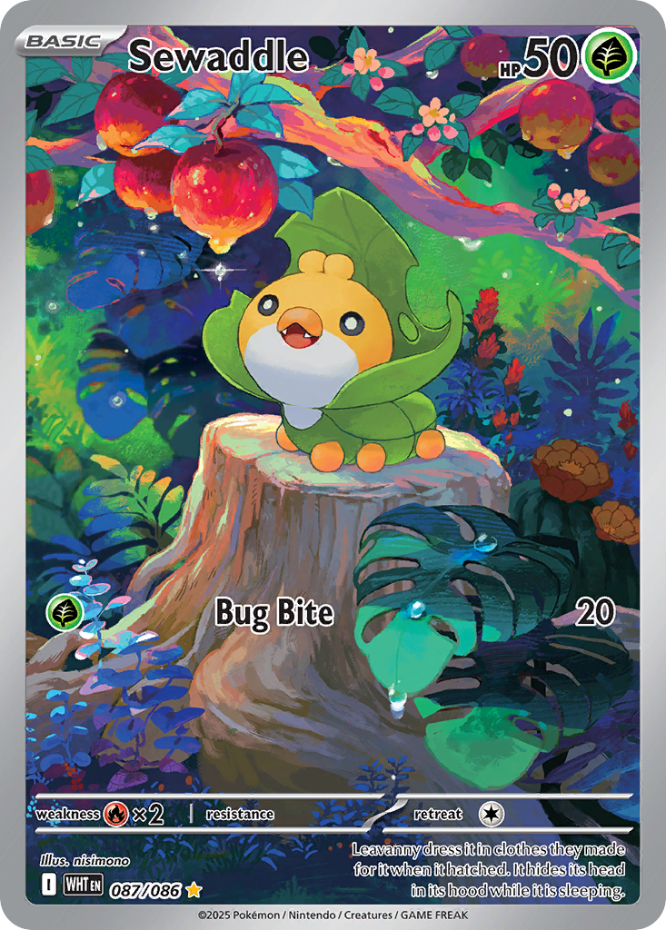 Sewaddle - 87/86 - Scarlet & Violet White Flare