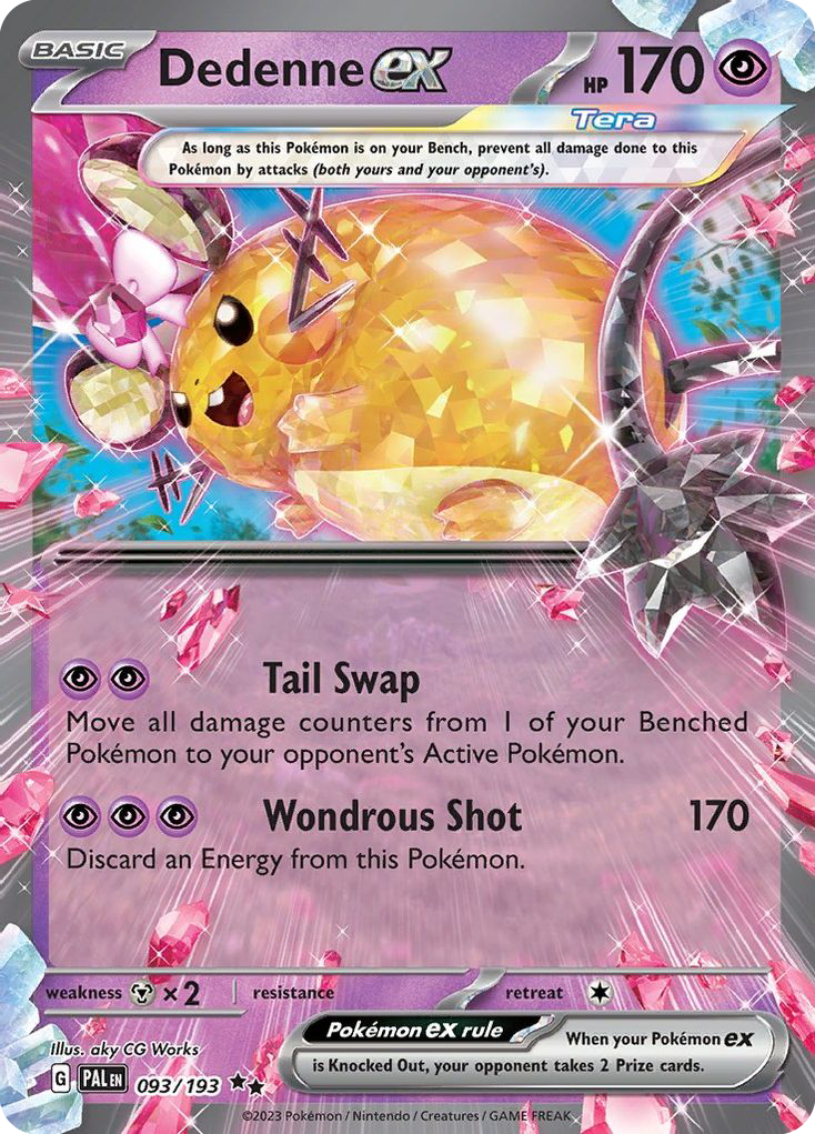 Dedenne ex - 93/193 - Scarlet & Violet Paldea Evolved (undefined)