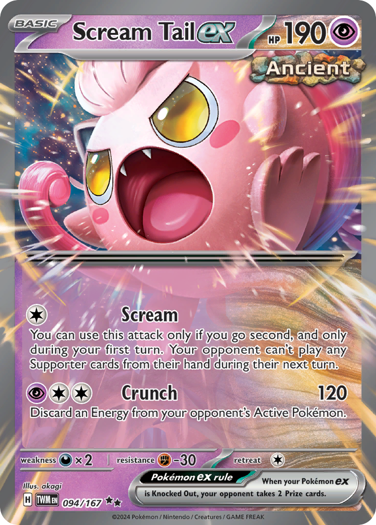 Scream Tail ex - 94/167 - Scarlet & Violet Twilight Masquerade (TWM)