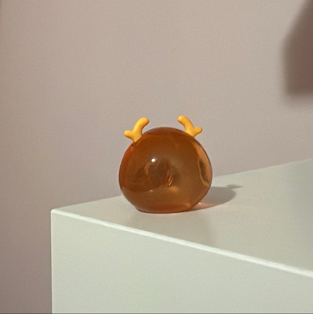 Back view of Transparent Zhongli from Genshin Impact