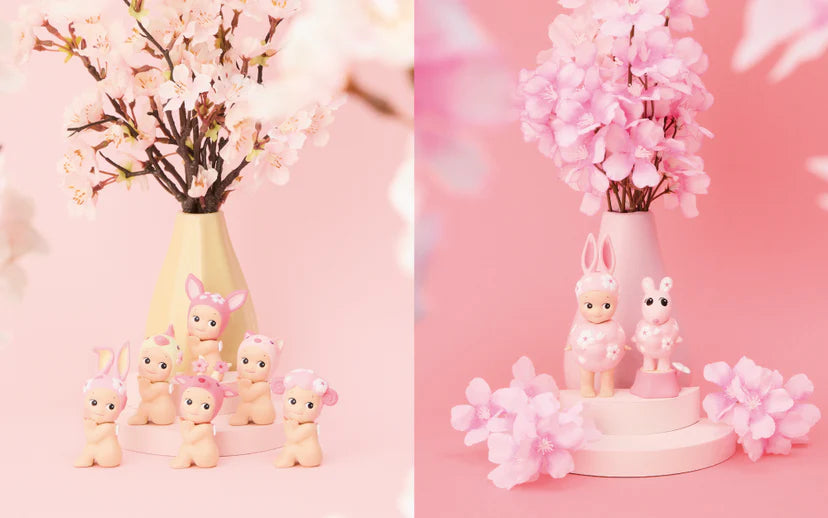 promotional image showcasing all variations of the hanami edition cherry blossom