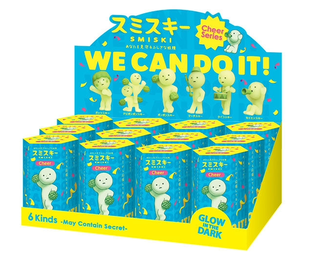 full box of smiski cheer series