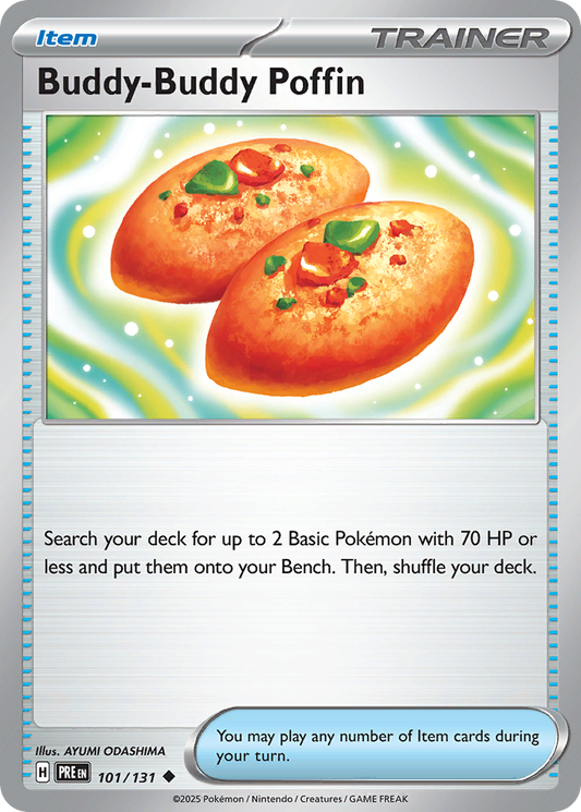 Buddy-Buddy Poffin - 101/131 - Scarlet & Violet Prismatic Evolutions (PRE) - Normal