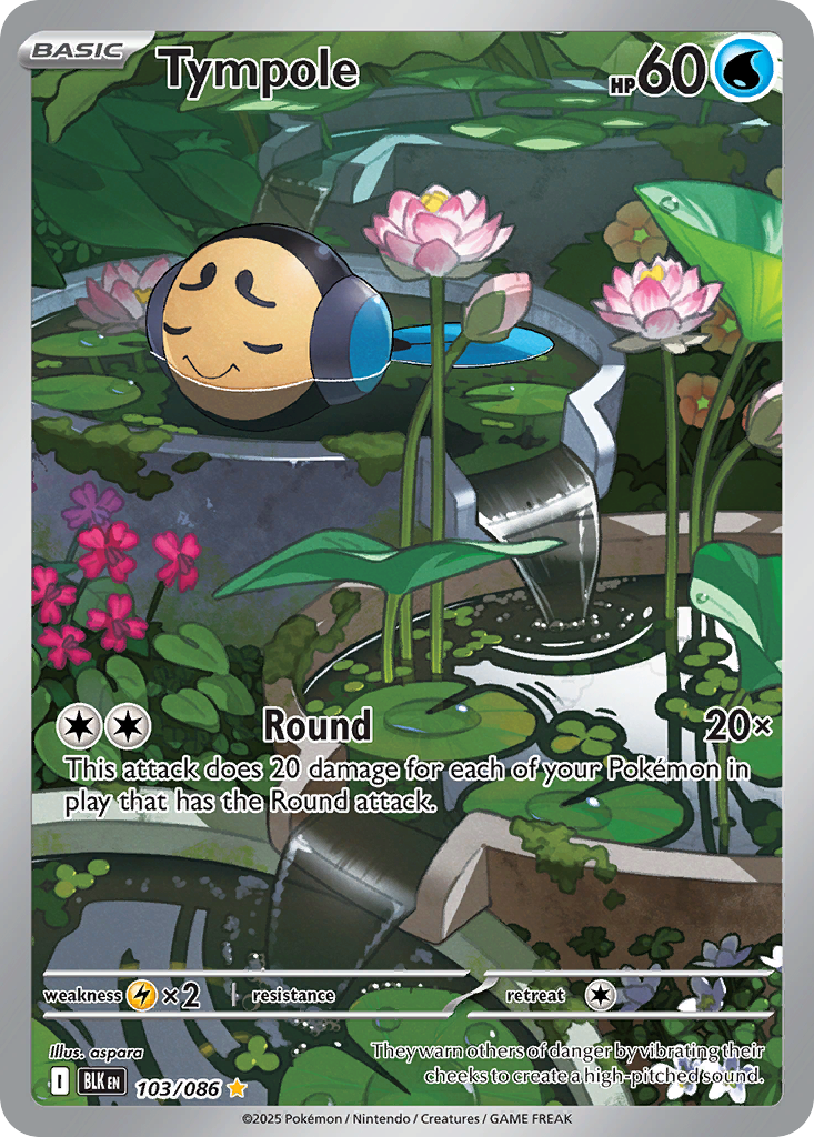 Tympole - 103/86 - Scarlet & Violet Black Bolt