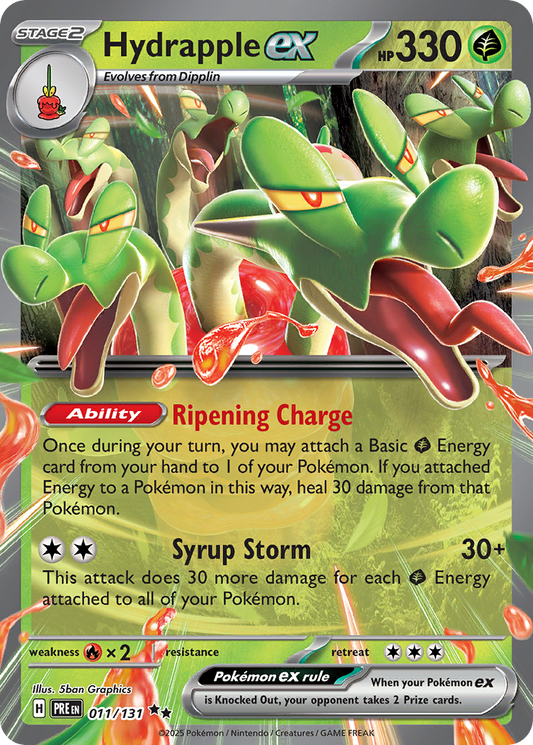 Hydrapple ex - 11/131 - Scarlet & Violet Prismatic Evolutions (PRE)