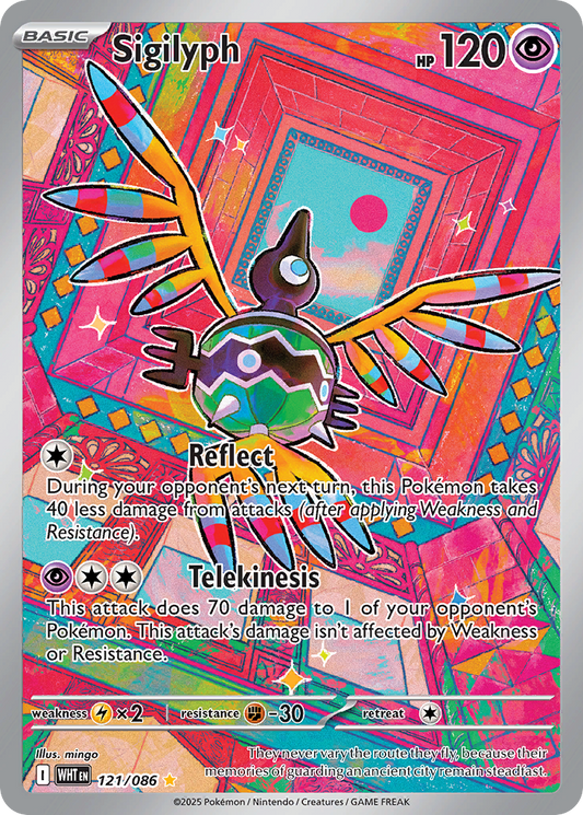 Sigilyph - 121/86 - Scarlet & Violet White Flare
