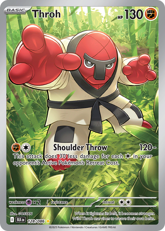 Throh - 128/86 - Scarlet & Violet Black Bolt (BLK)