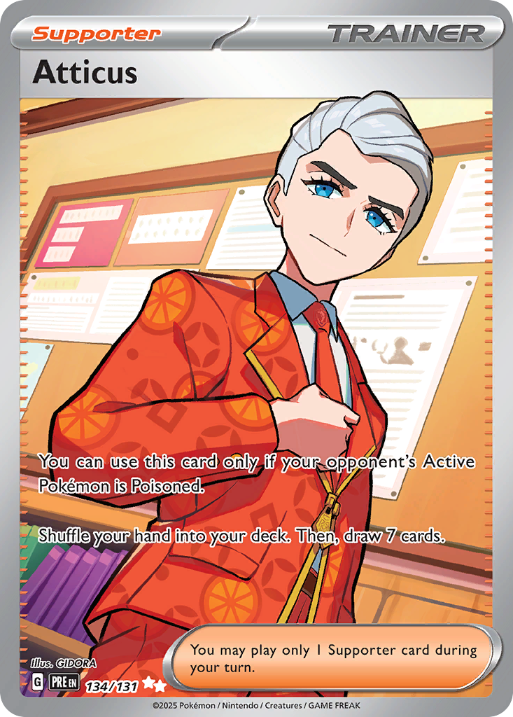 Atticus - 134/131 - Scarlet & Violet Prismatic Evolutions (PRE)