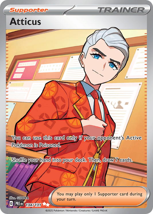 Atticus - 134/131 - Scarlet & Violet Prismatic Evolutions (PRE)