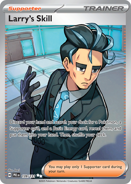 Larry's Skill - 139/131 - Scarlet & Violet Prismatic Evolutions (PRE)