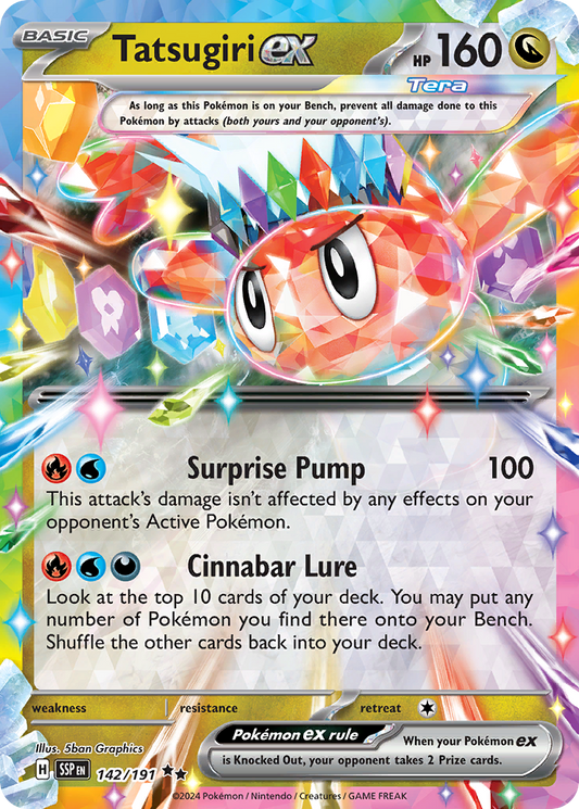 Tatsugiri ex - 142/191 - Scarlet & Violet Surging Sparks (SSP)