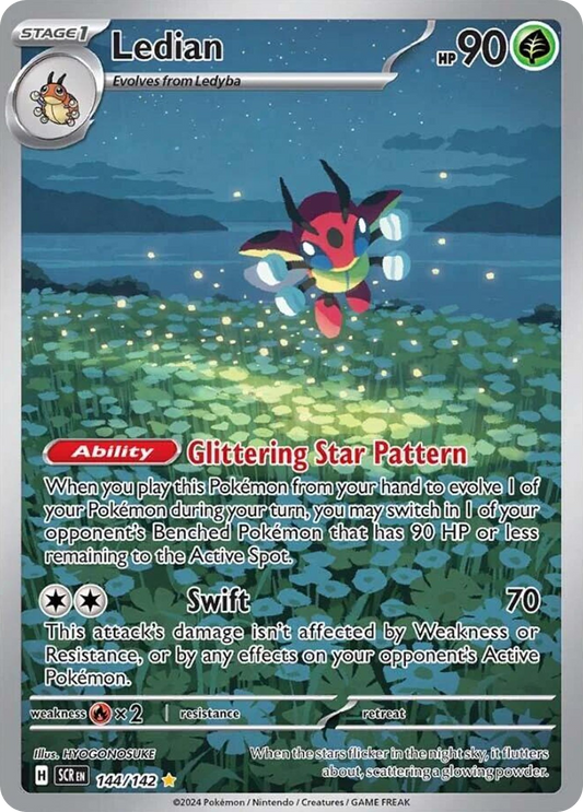 Ledian - 144/142 - Scarlet & Violet Stellar Crown (SCR)