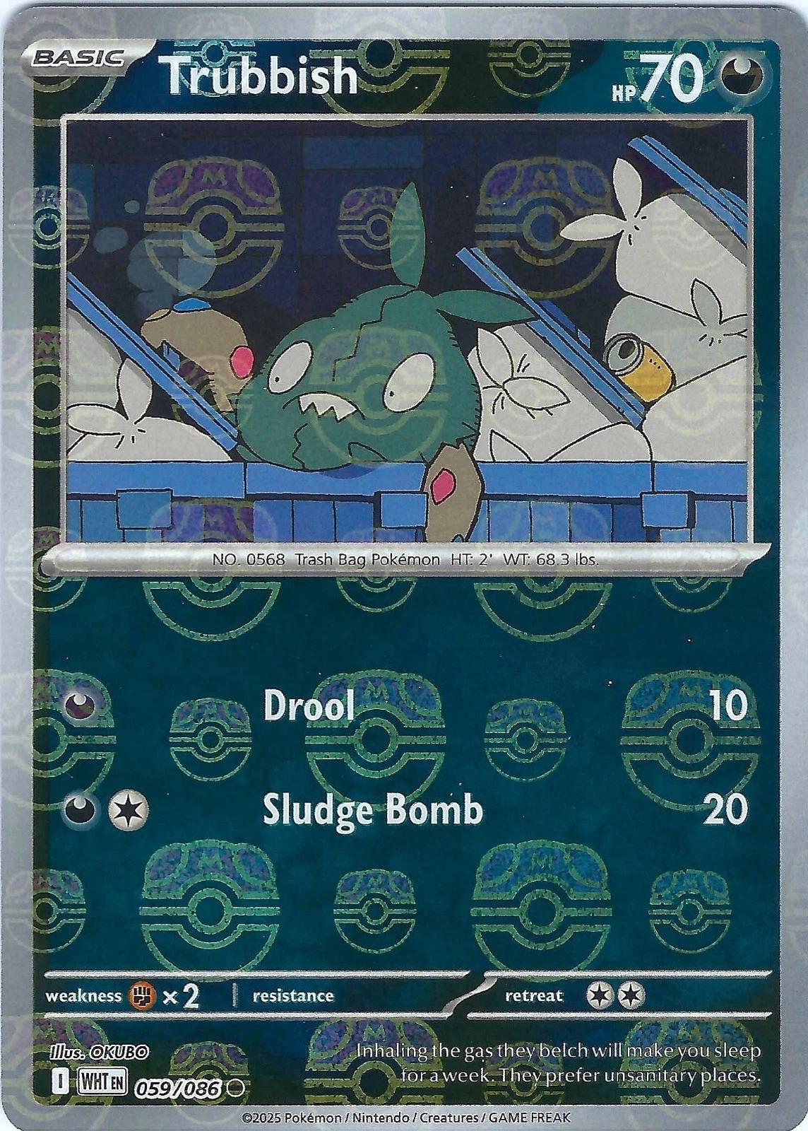 Trubbish (Master Ball Pattern) - 059/086 - SV: White Flare (WHT)