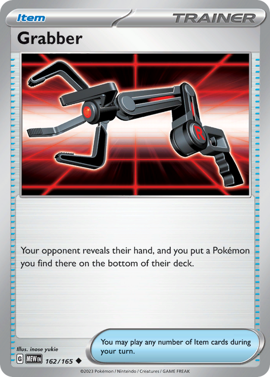 Grabber - 162/165 - Scarlet & Violet 151 (undefined) - Reverse Holofoil