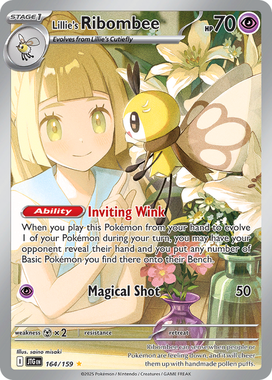 Lillie's Ribombee - 164/159 - Scarlet & Violet Journey Together (JTG)