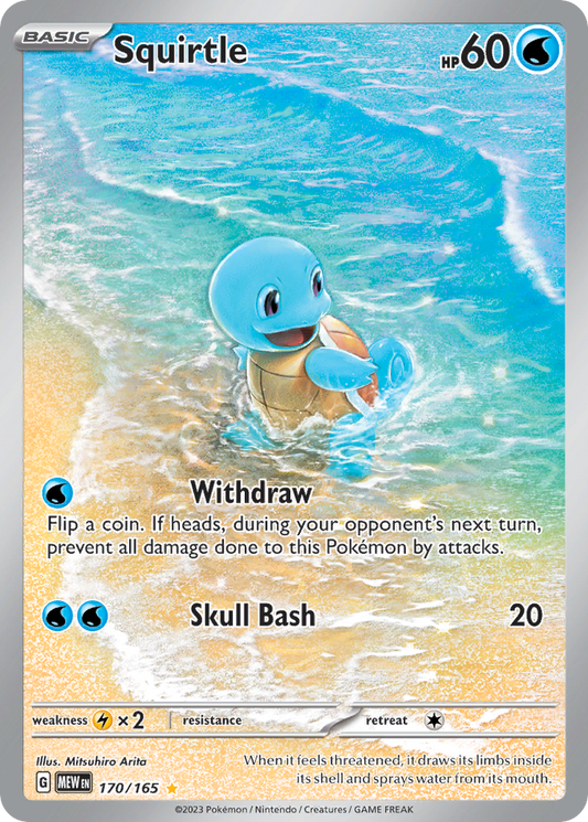 Squirtle - 170/165 - Scarlet & Violet 151 (undefined)