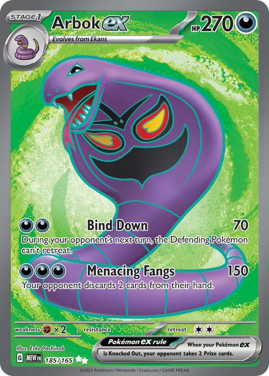 Arbok ex - 185/165 - Scarlet & Violet 151