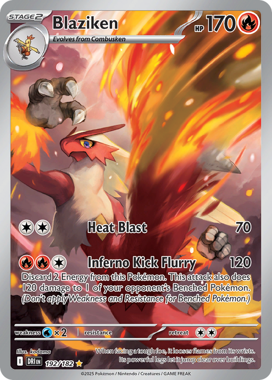 Blaziken - 192/182 - Scarlet & Violet Destined Rivals (DRI)