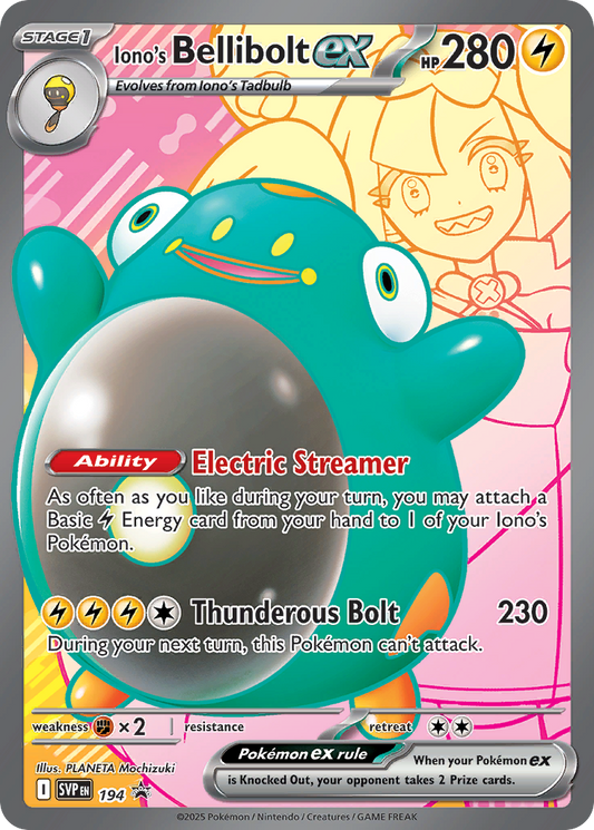 Iono's Bellibolt ex - 194/150 - Scarlet & Violet Scarlet & Violet Promos (undefined)