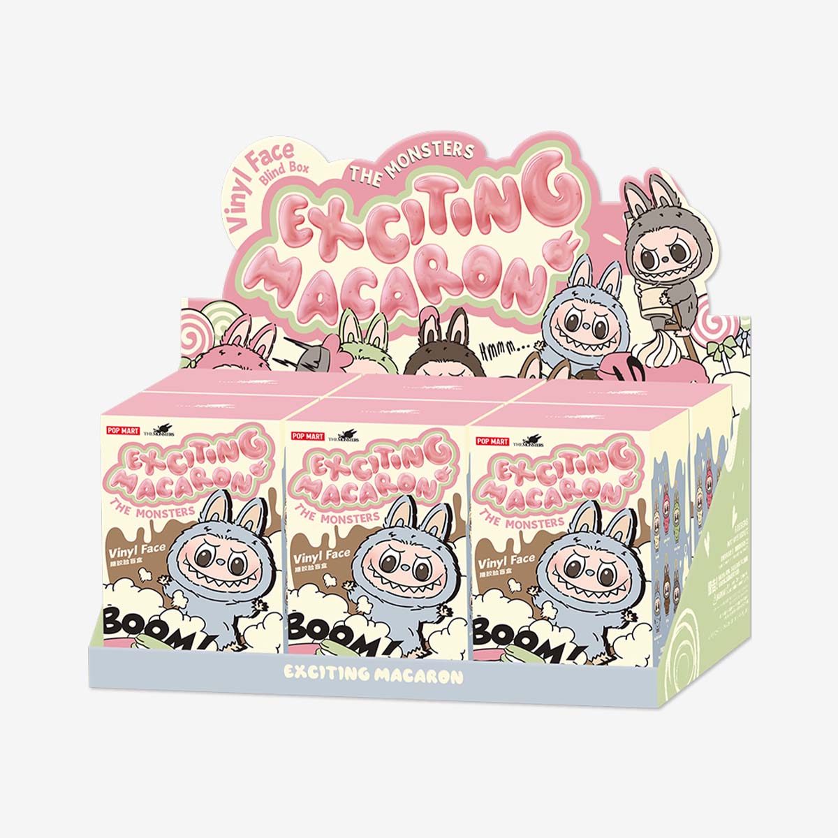 labubu exciting macarons full box