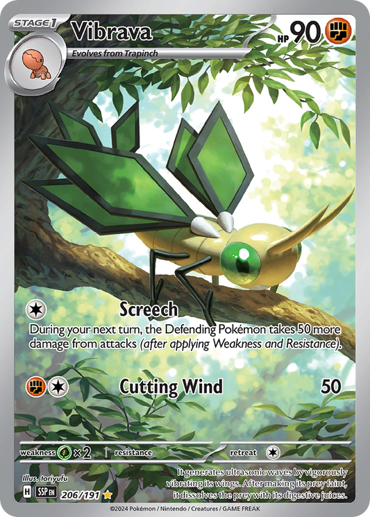 Vibrava - 206/191 - Scarlet & Violet Surging Sparks (SSP)