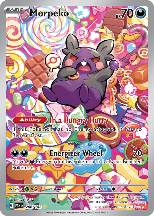 Morpeko - 206/182 - Scarlet & Violet Paradox Rift (undefined)