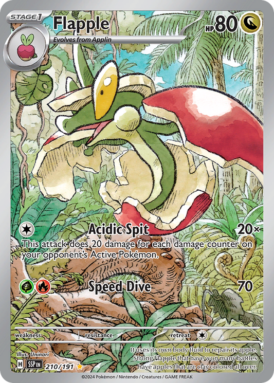 Flapple - 210/191 - Scarlet & Violet Surging Sparks (SSP)