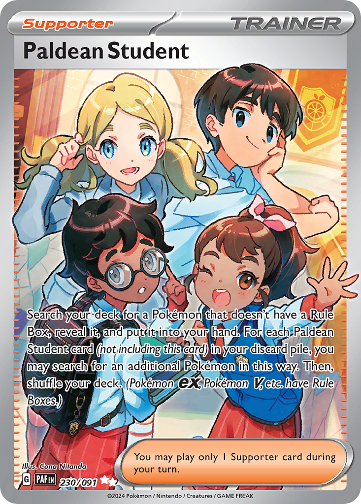 Paldean Student - 230/91 - Scarlet & Violet Paldean Fates (undefined)